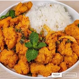 ข้าวยำไก่กะต๊ากกกก เมนูใหม่น่าลอง