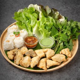 เมี่ยงปลากะพงน้ำจิ้ม 2 รส ขนาด L