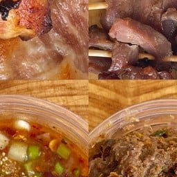 หมูแท้….แท้ (ใส้ย่าง-คอหมู)