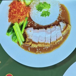 ข้าวหมูกรอบ
