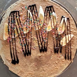 เนยถั่ว+กล้วยหอม+rainbow