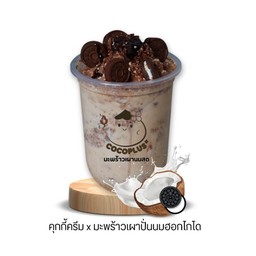 คุ๊กกี้ครีม มะพร้าว (ปั่น) นมฮอกไกโด