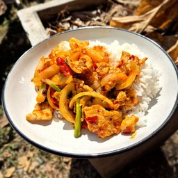 ไก่ผัดพริกเผา