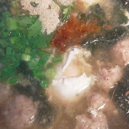 ซุบไข่น้ำหมูสับ+สาหร่าย