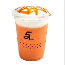 ชาไทยนมสดผสมคาราเมลเย็น