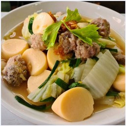 ผัดเต้าหู้ไข่+ผักกาดขาว+หมูสับ(สูตรคลีน)