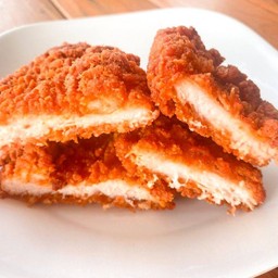 อกแผ่นไก่กรอบ(ไก่รสสไปร์ซี่)