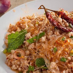 ลาบวุ้นเส้นหมูสับ
