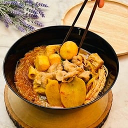หม่าล่าทั่งเซตสุดคุ้ม - หมู ( แถมฟรีน้ำจิ้มงาสูตรทางร้าน )