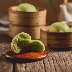 ซาลาเปาสังขยาใบเตย