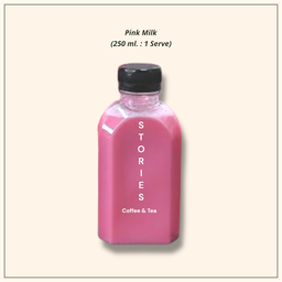 Pink Milk To go (นมชมพูเย็น) (ขวดพร้อมดื่ม)