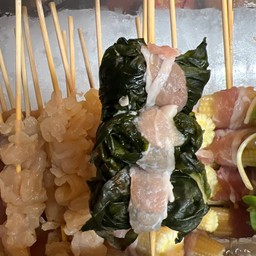 วากาเมะพันเบคอน