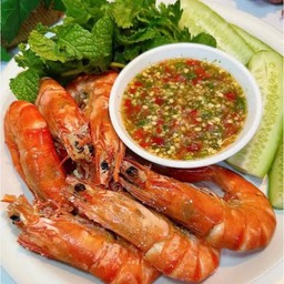 กุ้งอบเกลือ ครึ่งโล