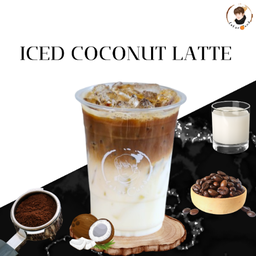 Coconut latte coffee ลาเต้มะพร้าว - เย็น