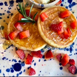 แพนเค้ก น้ำผึ้ง