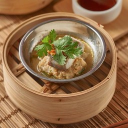 ปลากระพงนึ่งมะนาว