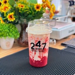 นมสดสตรอเบอรี่