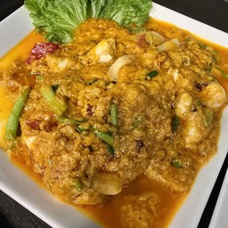 เนื้อปูผัดผงกะหรี่