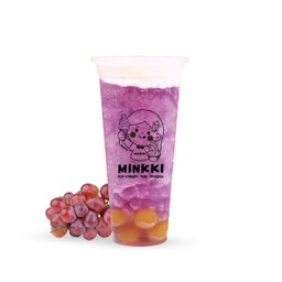 ชาองุ่นสดปั่นครีมชีส