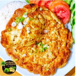 ชุดข้าวไข่เจียวแตงกวาสด(ไข่3 ฟอง)