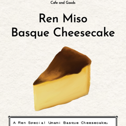 Ren Miso Basque Cheesecake