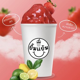 สตอเบอรี่ + มะนาว สมูทตี้
