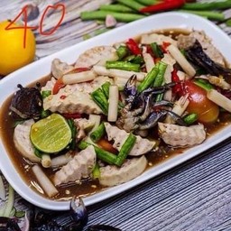 ตำเหลาหมูยอ