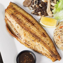 Shima Hokke Steak with Ginger Shoyu Sauce