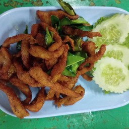 หมูแดดเดียวทอด