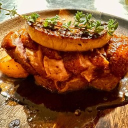 DUCK BREAST ROSSINI  porcini sauce