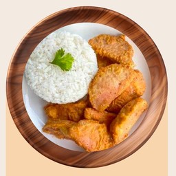 ข้าวหมูยอทอด