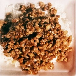 หมูสับ กระเทียม