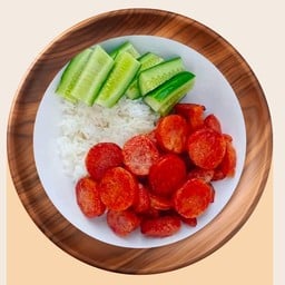 ข้าวกุนเชียงทอด