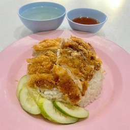 ข้าวมันไก่ทอด-ธรรมดา