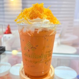 ชาไทยฝอยทอง เย็น