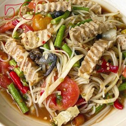 ตำซั่ว+หมูยอ