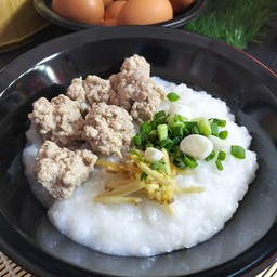 โจ๊กข้าวหอมญี่ปุ่น-หมูล้วน