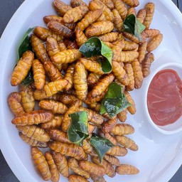 ดักแด้ทอด