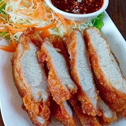 คอหมูทอด