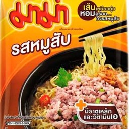 มาม่ารสหมูสับ เลือกเนื้อสัตว์