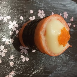 ไจแอ้นปูอัดสลัดครีมไข่กุ้ง