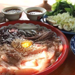 ชุดหมูจุ่มแจ่วแฮ้อน