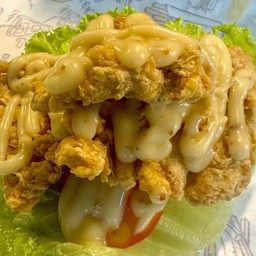 เบอร์เกอร์ปลา ไข่