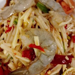 ตำกุ้งสด