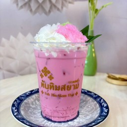 นมชมพูซาหริ่มสยาม (เย็น)