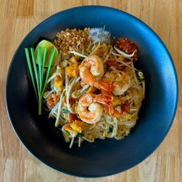 ผัดไทยกุ้งสด