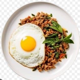 กระเพราไก่สับ ฮาลาล