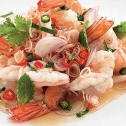 Spicy Lemongrass Salad With Shrimp