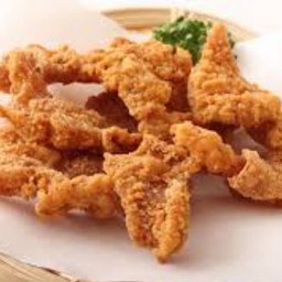 หนังไก่ทอด