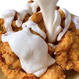 ไก่กรอบ FIN! ซอสซาวครีมหัวหอม